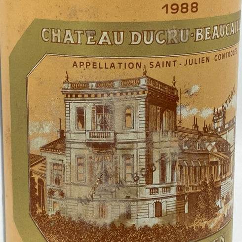 シャトー デュクリュ ボーカイユ 1988 750ml 12.5% CHATEAU DUCRU-BEAUCAILLOU ボルドーワイン【C4】