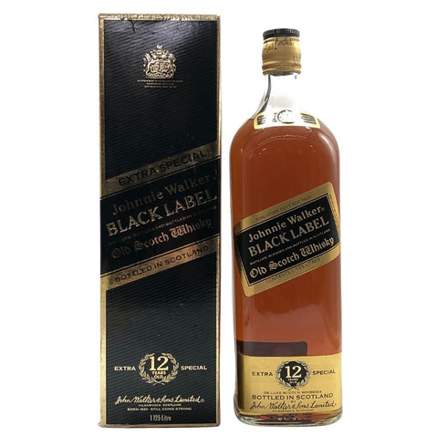 ジョニーウォーカー 12年 ブラックラベル エクストラ スペシャル 黒金キャップ 1125ml Johnnie Walker BLACK LABEL EXTRA SPECIAL スコッチウイスキー【J1】