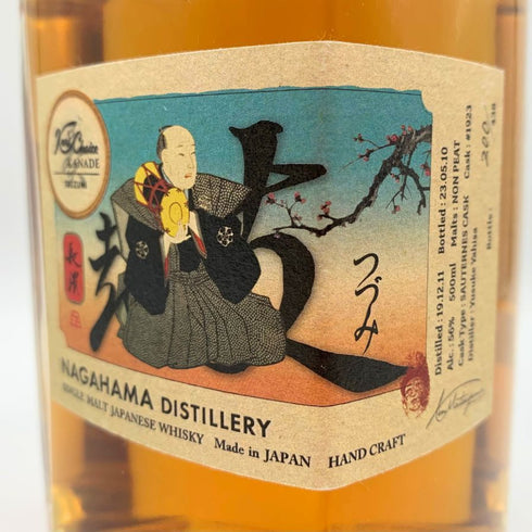 東京都限定◆長濱蒸溜所 シングルモルト ケンズチョイス 奏 長濱 鼓 56% 500ml TSUZUMI KANADE 【T0】