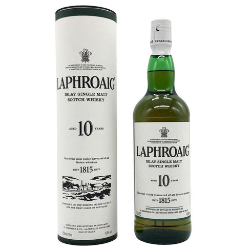 ラフロイグ 10年 シングルモルト スコッチウイスキー 750ml 43% LAPRHROAIG スコッチウイスキー【M2】