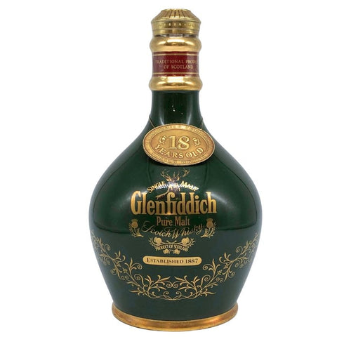 グレンフィディック 18年 緑 グリーン 陶器ボトル シングル モルト スコッチ ウイスキー750ml 43% GLENFIDDICH スコッチウイスキー1182g【L1】