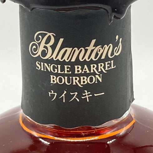 ブラントン シングルバレル ブラックラベル 2023 750ml 40% Blanton's SINGLE BARREL BLACK LABEL バーボン【J】