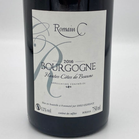 ロマン セー ブルゴーニュ ルージュ 2016 750ml 12% Romain C ブルゴーニュワイン【O】