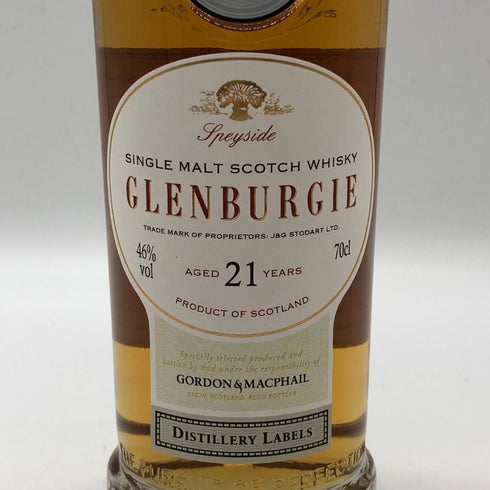 ゴードン&マクファイル グレンバーギー 21年 蒸留所ラベル 700ml 46% GORDON&MACPHAIL Glenburgie スコッチウイスキー【D4】
