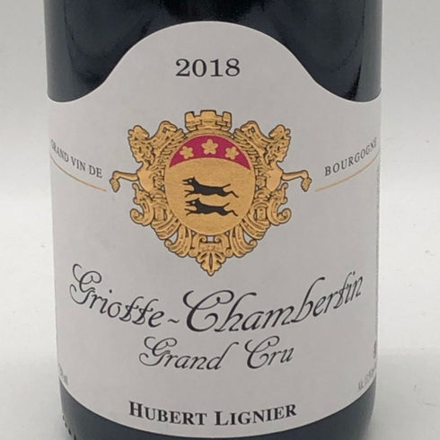 ユベール リニエ グリオット シャンベルタン グランクリュ 2018 750ml 13.5% Hubert Lignier Griotte Chambertin Grand Cru ブルゴーニュワイン【V0】