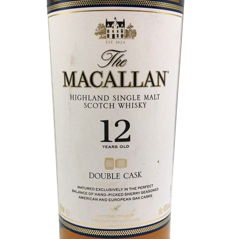ザ マッカラン 12年 ダブルカスク 700ml 40% The MACALLAN 箱無 スコッチウイスキー【D3】