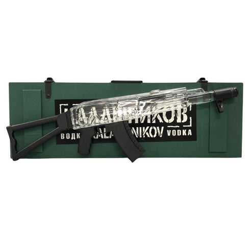 ラドガ カラシニコフ ウォッカ グリーン木箱 700ml 40% LADOGA Kalashnikov Vodka ウォッカ【AFI0】