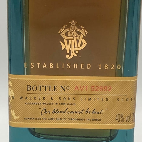 ジョニーウォーカー ブルーラベル 750ml 40% Johnnie Walker スコッチウイスキー【P1】