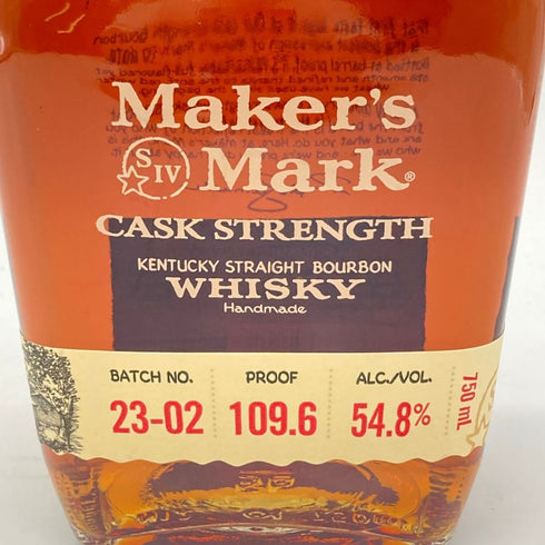 メーカーズマーク カスクストレングス 750ml 54.8% MAKER'S MARK CASKSTRENGTH 【N4】