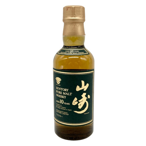 東京都限定◆サントリー 山崎 10年 ピュアモルト グリーンラベル 180ml 40% SUNTORY YAMAZAKI PURE MALT 【X4】