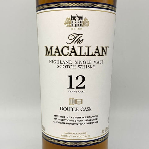 ザ マッカラン 12年 ダブルカスク 700ml 40% The MACALLAN 箱付 スコッチウイスキー【J2】