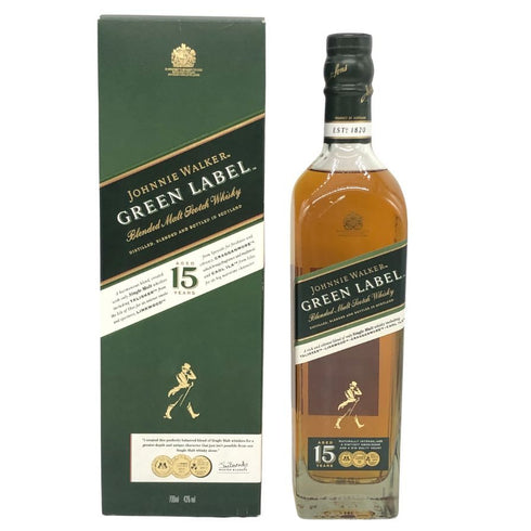 ジョニーウォーカー グリーンラベル 15年 700ml 43% JOHNNIE WALKER GREEN LABEL スコッチウイスキー【K0】