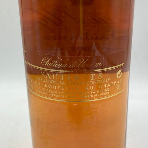 シャトー ディケム 2003 750ml 14% Chateau d’yquem ボルドーワイン【D1】