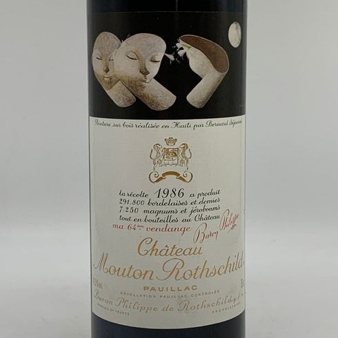 シャトー ムートン ロートシルト 1986 750ml 11.5% Chateau Mouton Rothschild ボルドーワイン【AFA15】