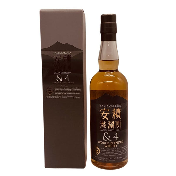 東京都限定◆山桜安積蒸留所 &4 ワールドブレンデットウイスキー 700ml 47% YAMAZAKURA 【N2】