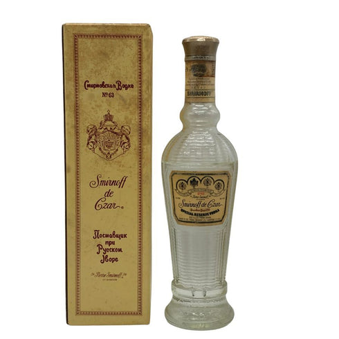 スミノフ スペシャル リザーブ スミノフ ド ツアー ブラックラベル 500ml 41% Smirnoff de Czar ウォッカ【I0】