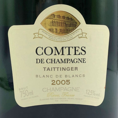 テタンジェ コント ド シャンパーニュ ブランドブラン 2005 750ml 12.5% TAITTINGER 【S4】