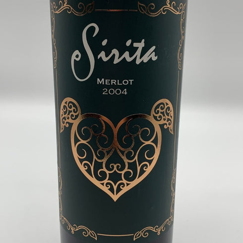 シリタ メルロー 2004 750ml 14.5% Sirita カリフォルニアワイン【X4】
