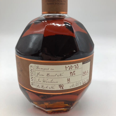ブラントン ストレート フロム ザ バレル 2023 750ml 66.8% Blanton's Straight From The Barrel バーボン【D3】