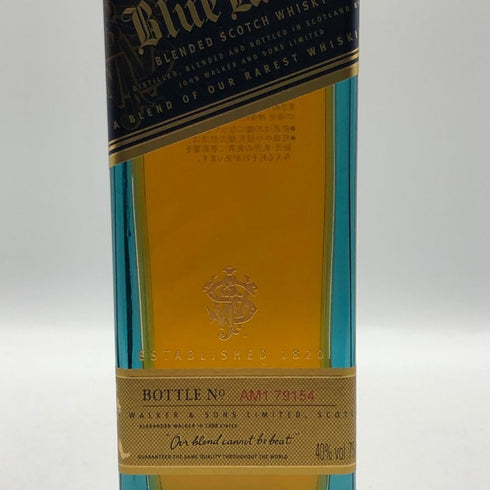 ジョニーウォーカー ブルーラベル 750ml 40% Johnnie Walker スコッチウイスキー【L4】