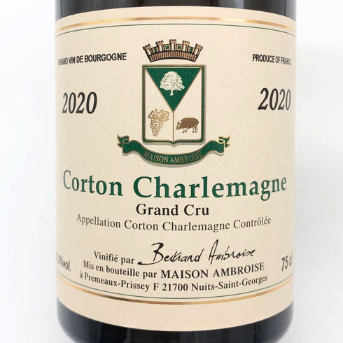 ベルトラン アンブロワーズ コルトン シャルルマーニュ 2020 750ml 13.5% Bertrand Ambroise 白ワイン【V4】
