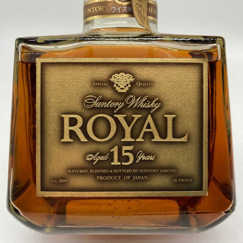 東京都限定◆サントリー ウイスキー ローヤル 15年 ゴールドラベル 750ml 43% SUNTORY WHISKY ROYAL 【G】
