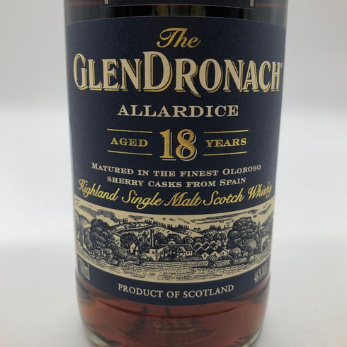 グレンドロナック アラダイス 18年 700ml 46% GLENDRONACH スコッチウイスキー【F2】
