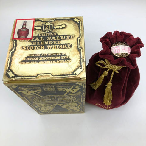 シーバス ブラザーズ ロイヤル サルート 21年 赤陶器 1000ml 40% CHIVAS BROTHERS ROYAL SALUTE スコッチウイスキー1689g【Q4】