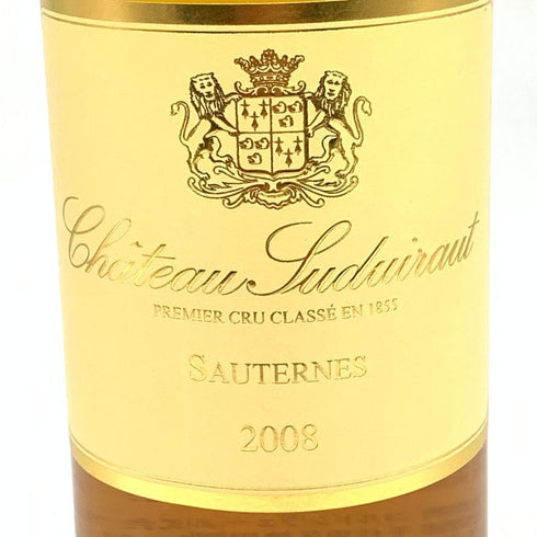 シャトー スデュイロー プルミエクリュ クラッセ ソーテルヌ 2008 750ml 13.5% Chateau Suduiraut Sauternes 1er Grand Cru Classe【B1】