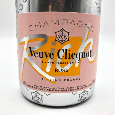 ヴーヴ クリコ ロゼ リッチ 750ml 12% Veuve Clicquot Rich Rose シャンパン【N4】