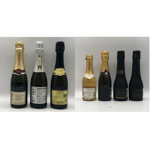 シャンパン ハーフボトル 【7本セット】 350ml 12% シャンパン【7-2】