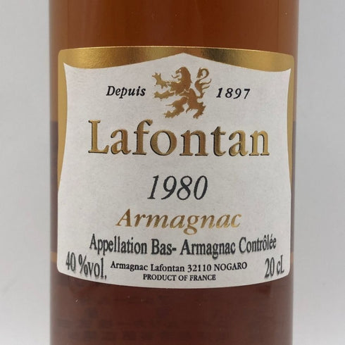 ラフォンタン 1980 200ml 40% Lafontan ブランデー【C4】