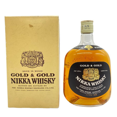 東京都限定◆ニッカ ウイスキー ゴールド&ゴールド 特級 760ml 43% NIKKA WHISKY GOLD&GOLD 【E】