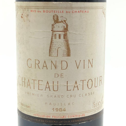 シャトーラトゥール 1984 750ml CHATEAU LATOUR ボルドーワイン【A3】