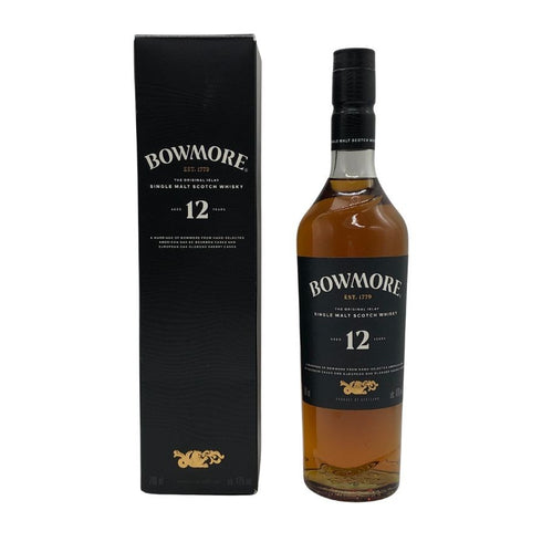 ボウモア 12年 ブラックラベル 700ml 40% BOWMORE スコッチウイスキー【E2】