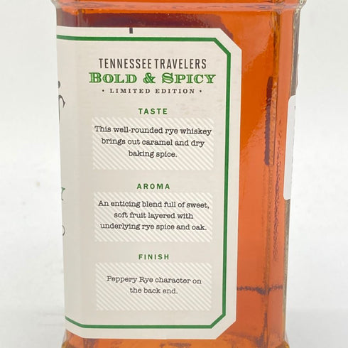 ジャックダニエル テネシートラベラーズ ボールド&スパイシー No.2 500ml 53.5% JACK DANIERL'S TENNESSEE TRAVELERS BOLD SPICY 【Y】