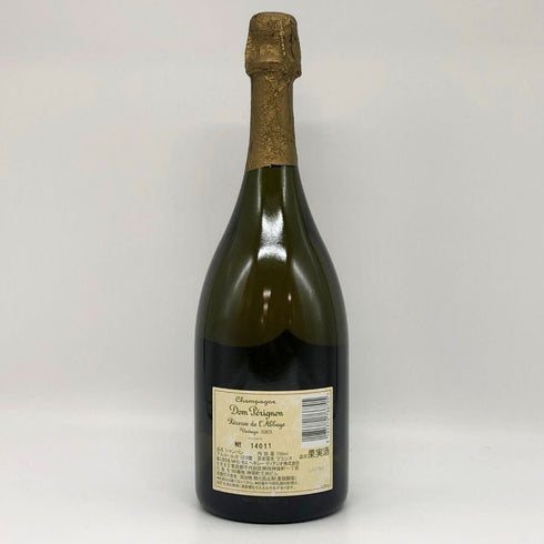 ドンペリニヨン レゼルヴ ド ラベイ 2003 750ml 12.5% Dom Perignon Reserve de l'Abbaye シャンパン【T4】
