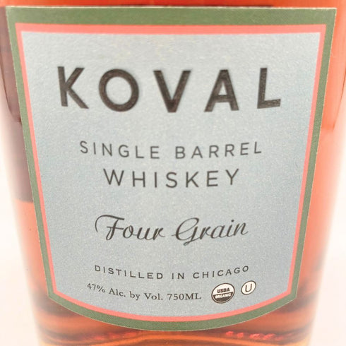 コーヴァル シングルバレル フォーグレーン 750ml 47% KOVAL SINGLE BARREL Four Grain 【S】