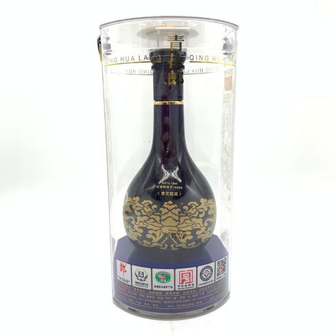 青花郎酒 四川郎酒 醤香型白酒 500ml 53% 20180704 Sichuan Gulin Langyu 1406g【Y】