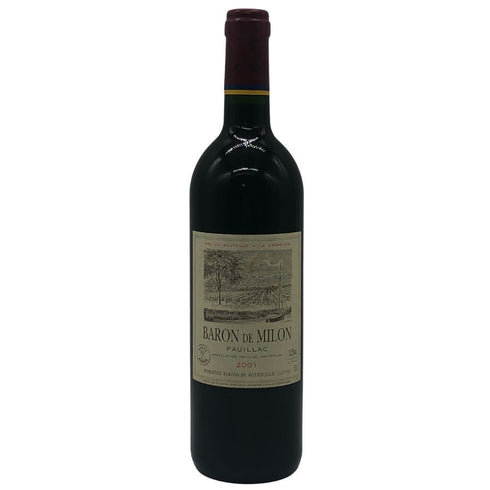 バロン ド ミロン 2001 750ml 14% BARON DE MILON ボルドーワイン【X4】