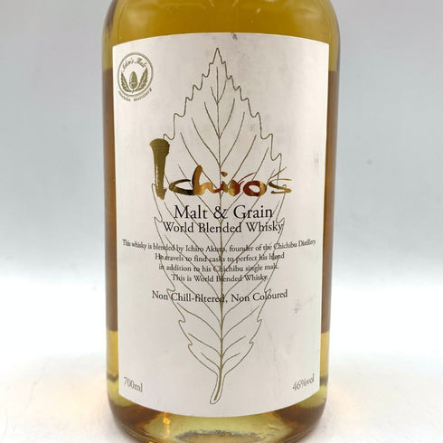 東京都限定◆イチローズモルト&グレイン ワールド ブレンデッド ウイスキー ホワイトラベル 700ml 46% Ichiro's Malt&Grain World Blended Whisky 【S1】