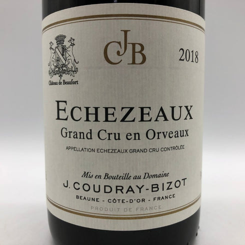 J. クドレイ ビゾ エシェゾー クランクリュ アン オルヴォー 2018 750ml 13% J. Coudray Bizot Echezeaux Grand Cru en Orveaux ボルドーワイン【X1】