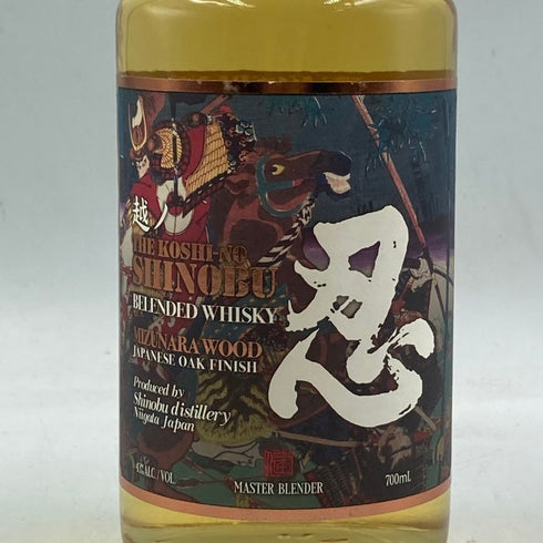 東京都限定◆越ノ忍 ミズナラウッド ブレンデッドウイスキー 700ml 43% THE KOSHI-NO SHINOBU 【U1】