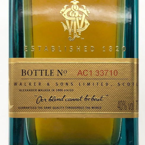 ジョニーウォーカー ブルーラベル 750ml 43% Johnnie Walker スコッチウイスキー【M】