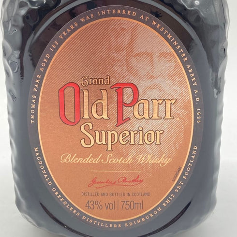 グランド オールド パー スペリオール 750ml 43% Grand Old Parr Superior 【C】