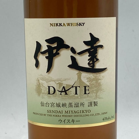 東京都限定◆ニッカ 伊達 ブレンデッド ウイスキー 700ml 43% NIKKA DATE 【E2】