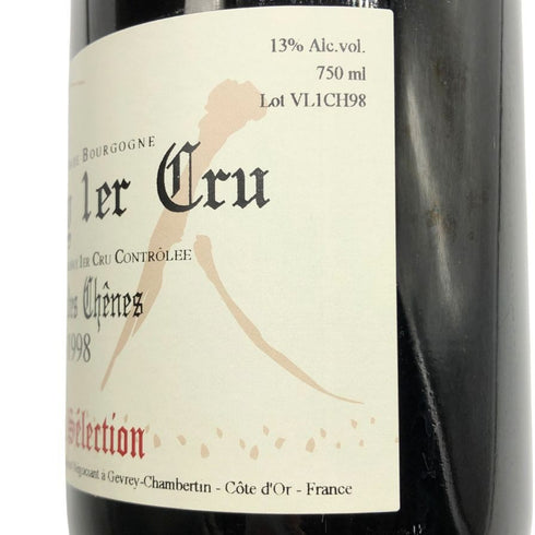 ヴォルネイ プルミエ クリュ クロ デ シェーヌ 1998 ルー デュモン レア セレクション 750ml 13% Volnay 1er Cru Clos des Chênes Lou Dumont Lea Selection ブルゴーニュワイン【F3】