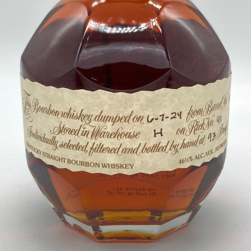ブラントン シングルバレル 2024 750ml 46.5% Blanton's SINGLE BARREL バーボン【B4】