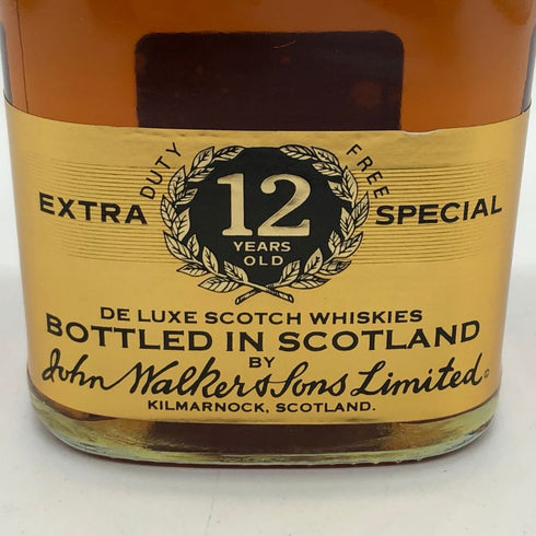ジョニーウォーカー ブラックラベル 12年 エクストラ スペシャル 黒金キャップ 750ml 43% Johnnie Walker BLACK LABEL EXTRA SPECIAL スコッチウイスキー【M4】