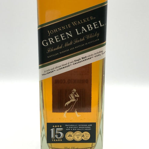 ジョニーウォーカー グリーンラベル 15年 700ml 43% JOHNNIE WALKER GREEN LABEL スコッチウイスキー【X0】